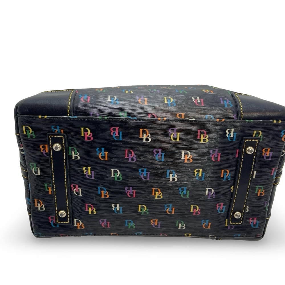 RARE Dooney & Bourke Rainbow “It Bag” | Y2K Vintage Satchel | Heart Tag - Picture 7 of 16